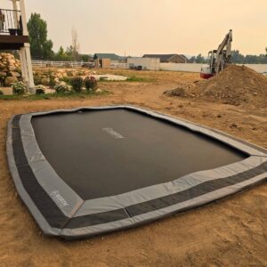 North 12×17 In-Ground Trampoline Kit
